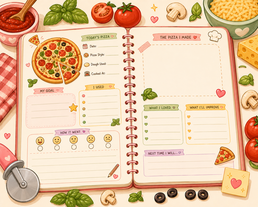 Pizza Making Practice Journal